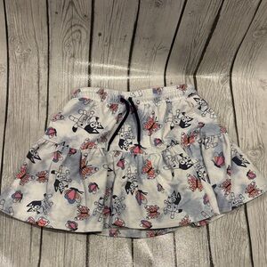 Bluey girls size 7/8 Skirt with Butterfly and dog print